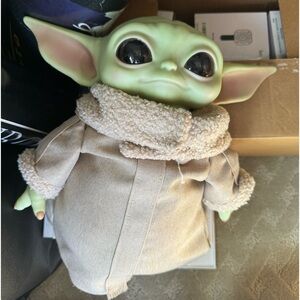 Disney Star Wars Grogu 11" Baby Yoda Child Plush Adventure Mandalorian Bundle